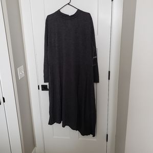 ELOQUII | Gray Asymmetric Turtleneck Dress | NWT